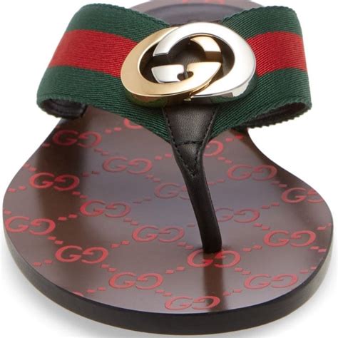 gucci kika thong sandals|Gucci thong sandals sale.